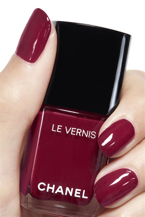 chanel dark pink polish|chanel emblematique nail polish.